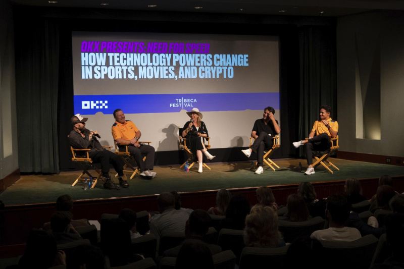 OKX and McLaren Racing Host Panel on Technology in Sports and Film at Tribeca Festival