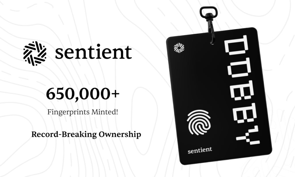 Sentient Completes Record-Breaking Ownership Mint for World’s First Decentralized Loyal AI Model