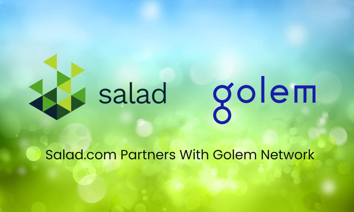 Salad.com and Golem Network Partner to Integrate Web2 Workloads with Decentralized Infrastructure