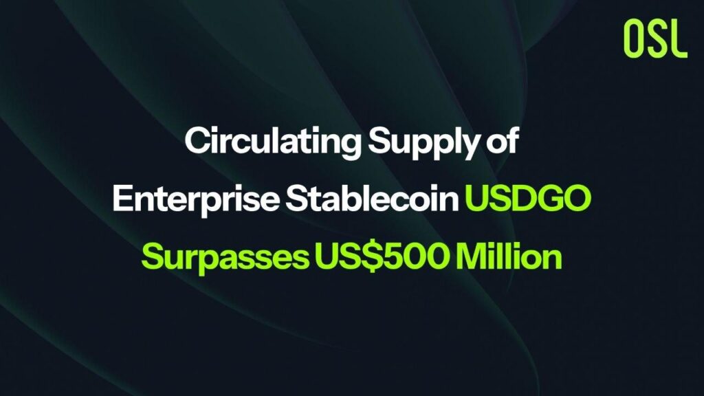 USDGO Stablecoin Circulating Supply Tops $500 Million as Ecosystem Expands
