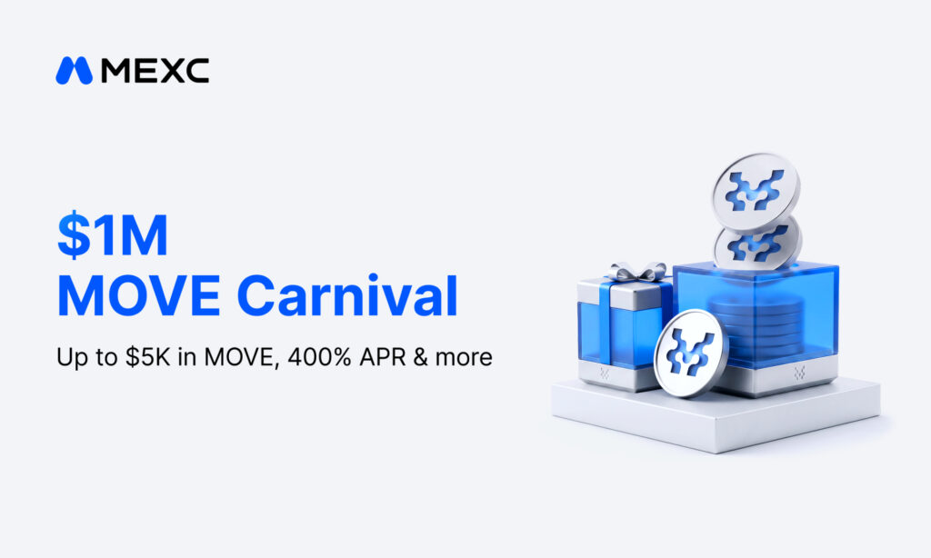 MEXC Launches MOVE Carnival Featuring Zero-Fee Trading and Reward Pool