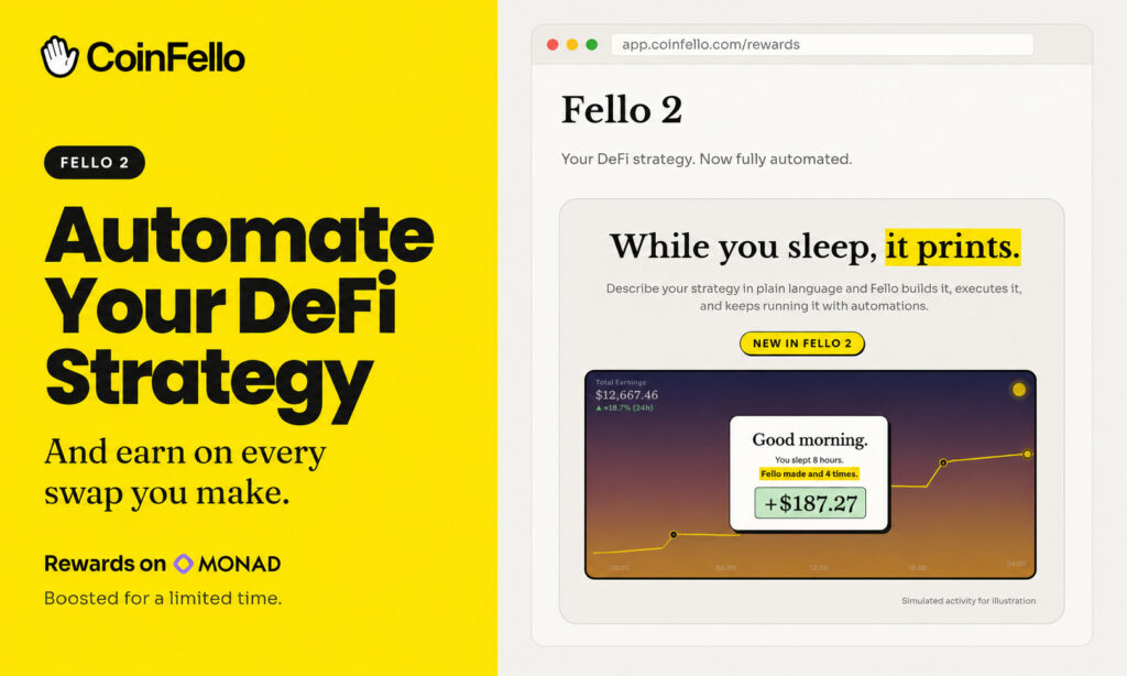 CoinFello Introduces Fello 2: AI-Powered Tool for Automating DeFi Strategies