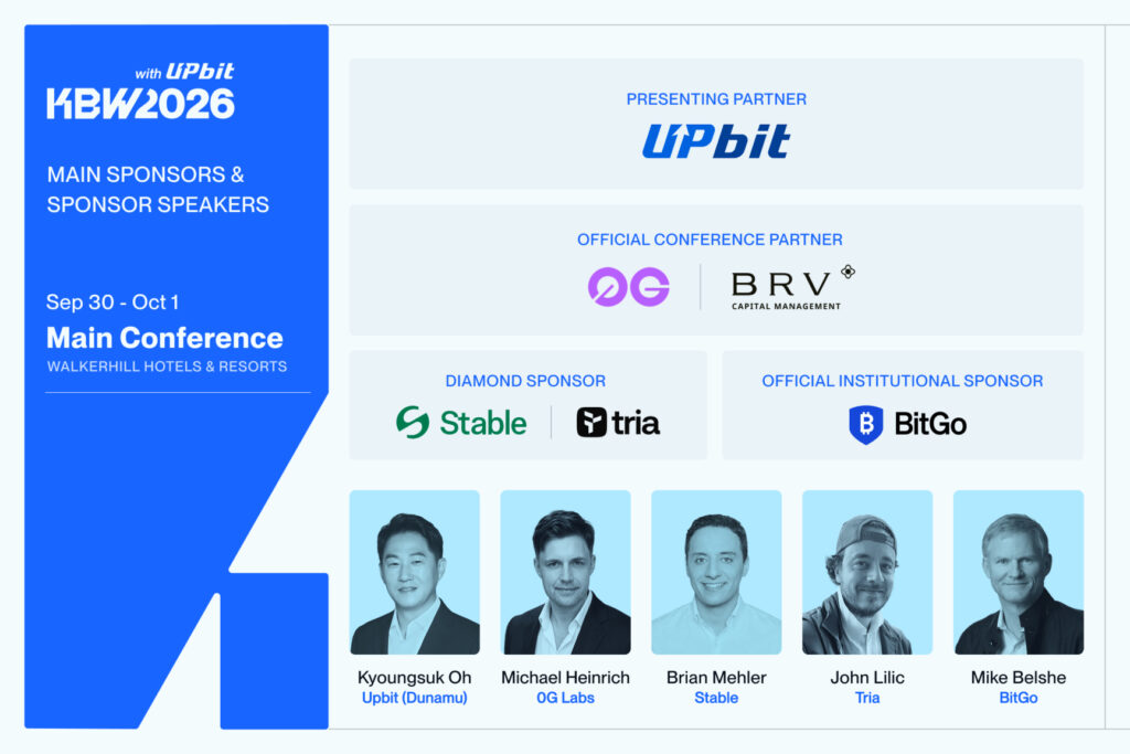 KBW2026 Announces Partnership Roster Highlighting Major Digital Asset Firms